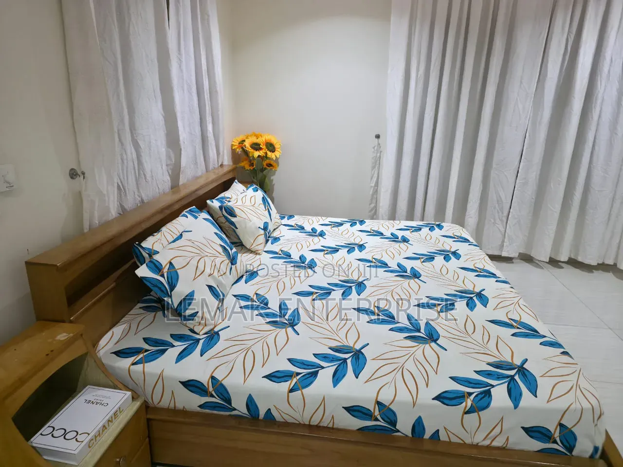 Cal King Size Bedsheets/ Super King Size 5 Piece Set. 72"×84" Inches