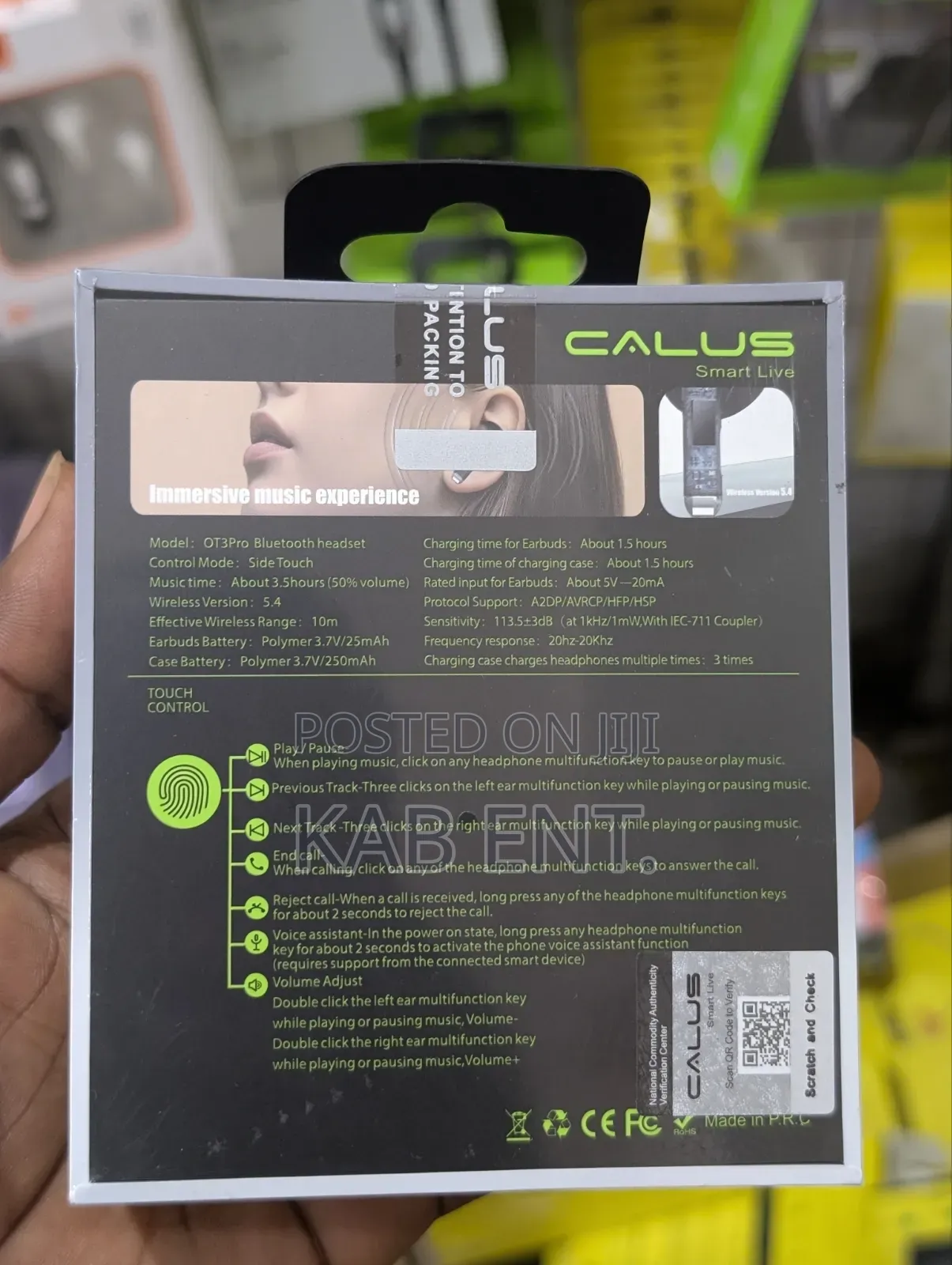 Calus Ot3 Pro True Wireless Earbuds