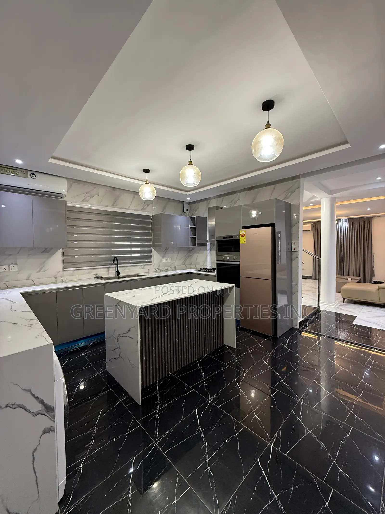 Furnished 4bdrm House in American House, East Legon for rent