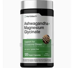 Horbäach Ashwagandha and Magnesium Glycinate | 120 Vegan Capsules