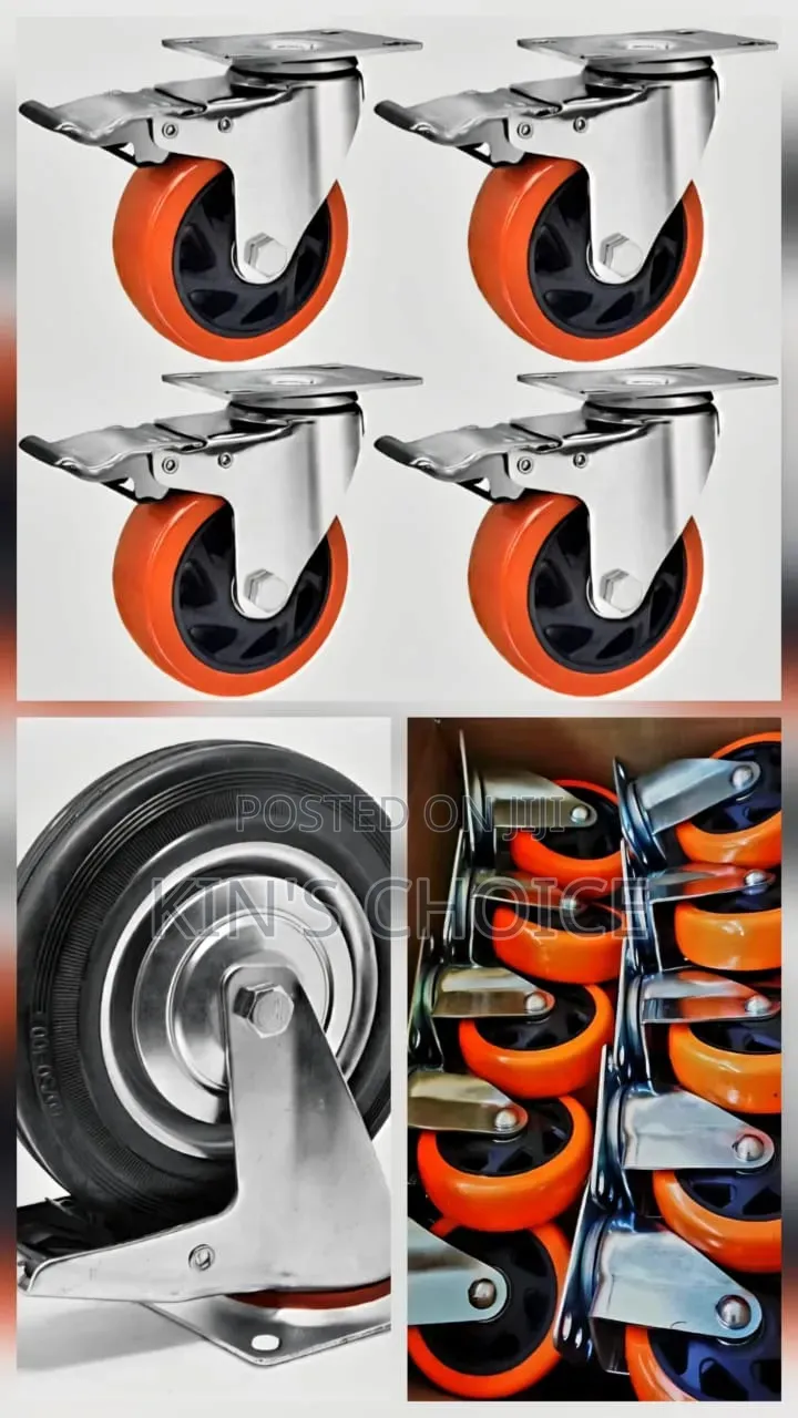 Caster Wheels: 4 Inches, 8 Inches