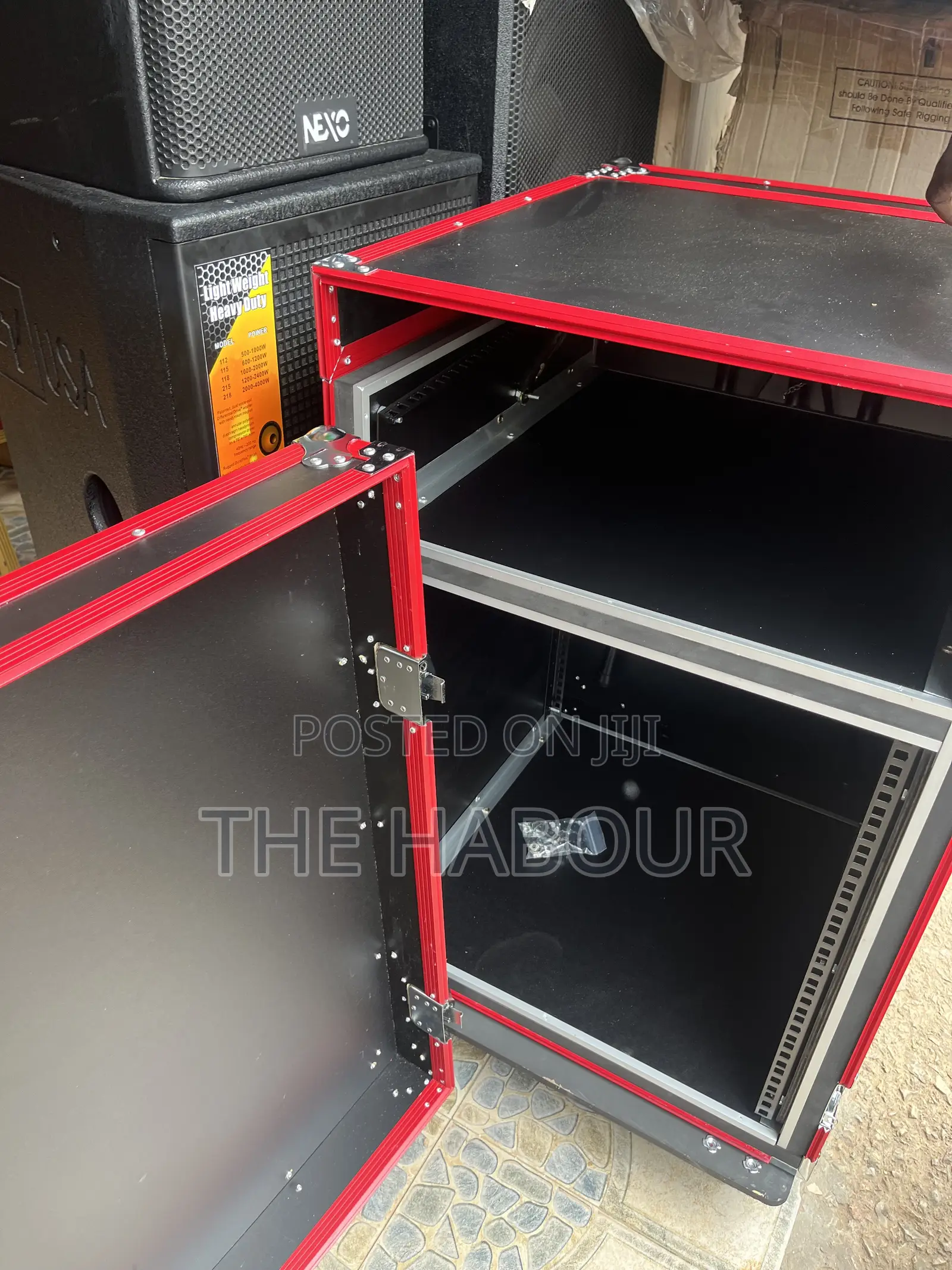 16u Dj/Pa Rack Case – Heavy Duty With Wheels