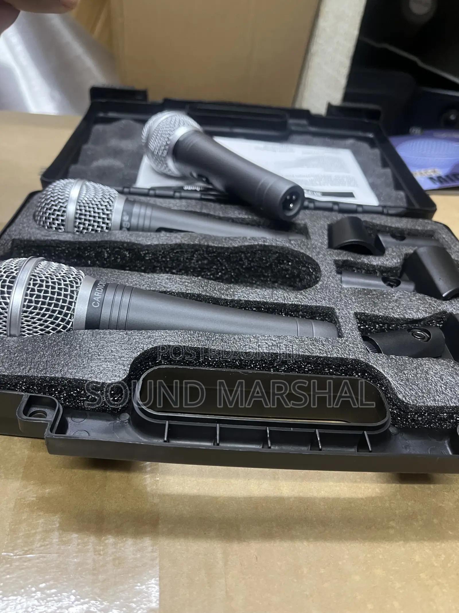 Yoga Super Cardioid Dynamic Microphone – 3-Pack With Case
