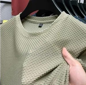 Elastic Bamboo Mesh Men's 100% Cottontshirt