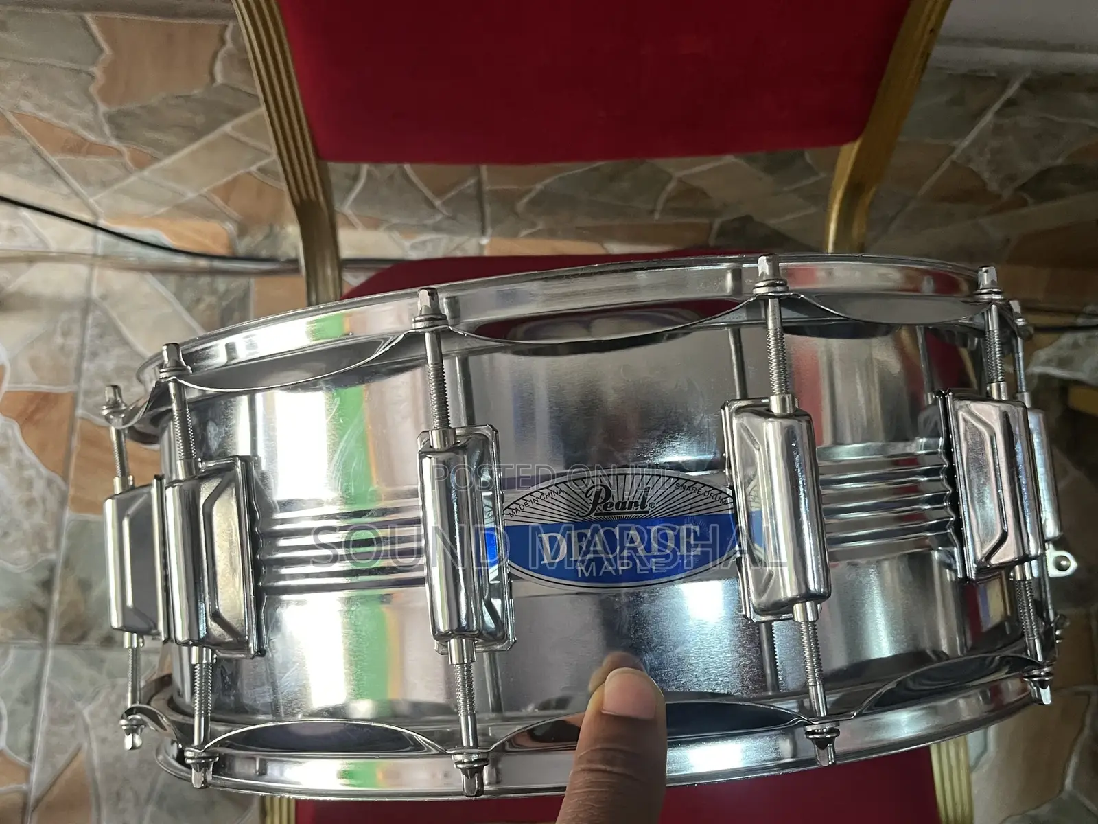 Pearl Decade Maple Snare Drum With Evans Head