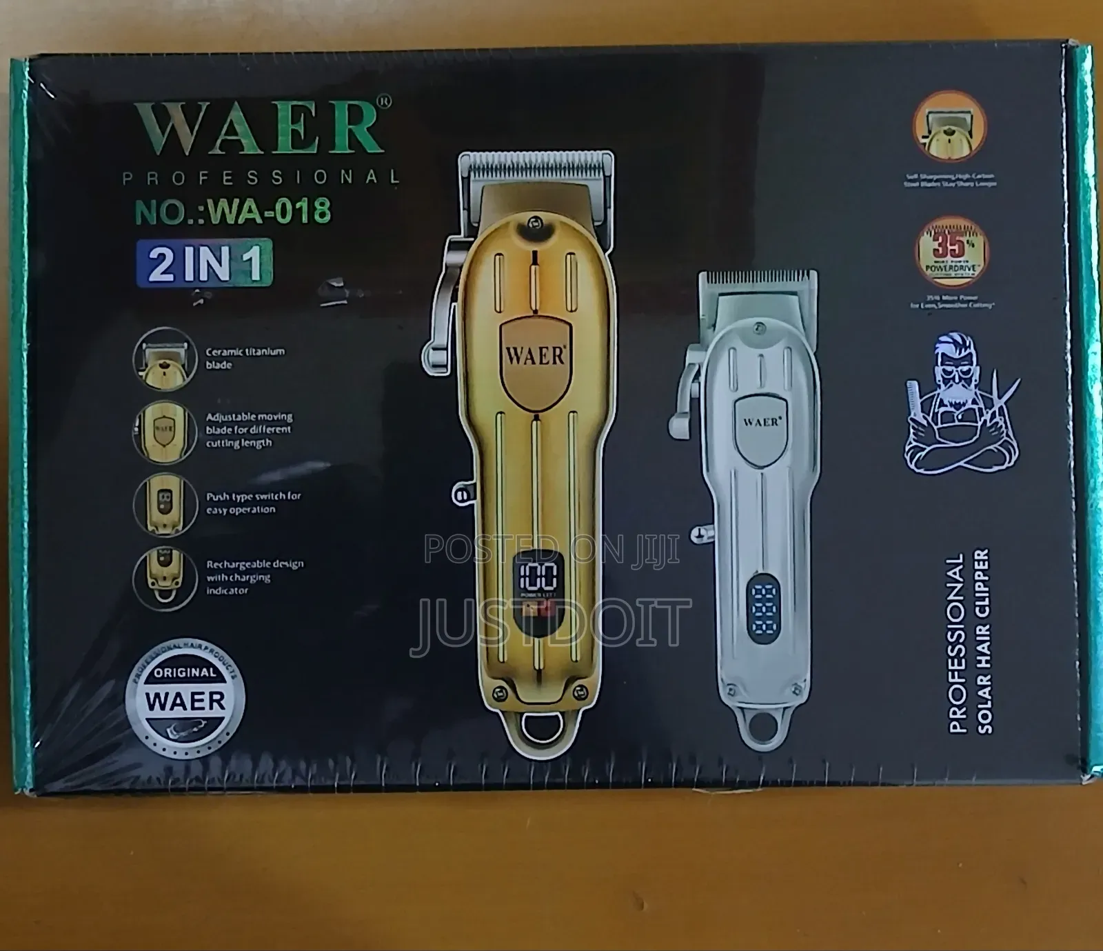 Wa 018 2 in 1 All Metal Clipper