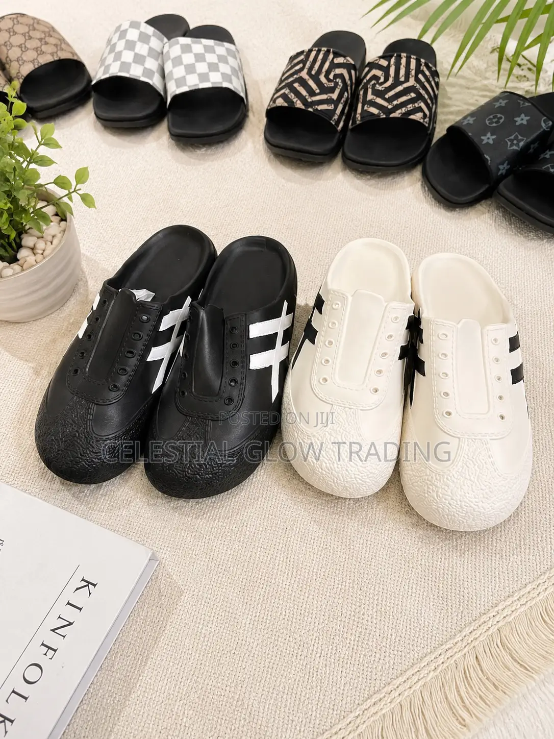 Trendy Unisex Slip-on Clogs Casual Slides | Comfortable Fashion