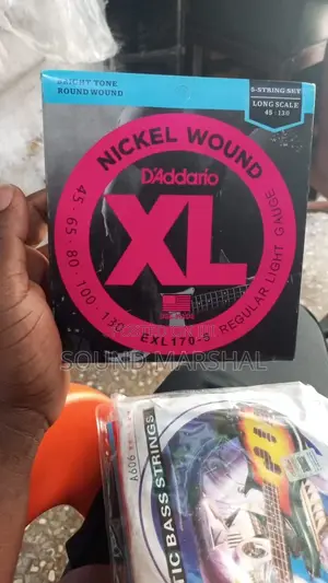 D’Addario Exl170-5 Nickel Wound Bass Strings – 5-string Set