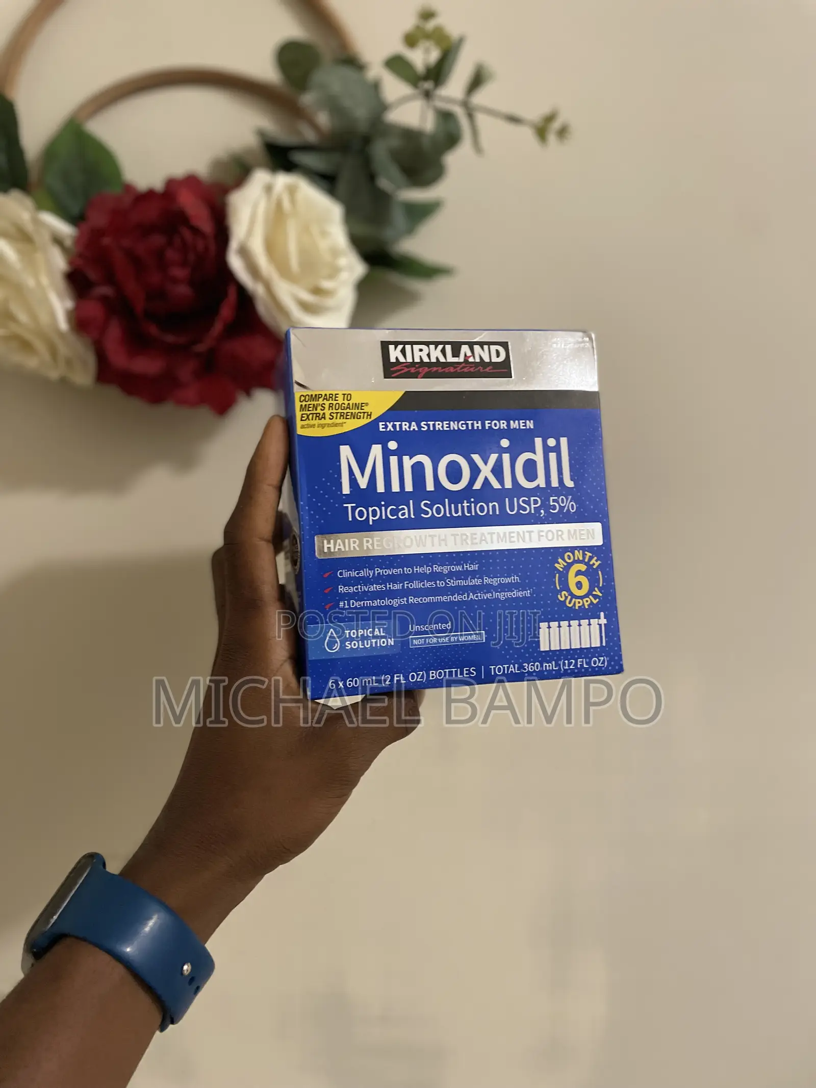 Kirkland Minoxidil 5% Topical Solution (6-Month Supply)