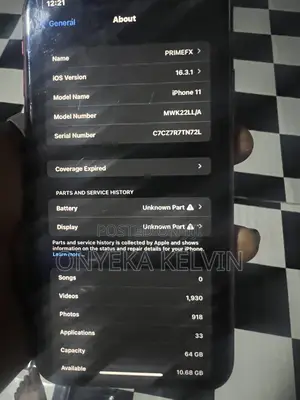 Apple iPhone 11 64 GB Black