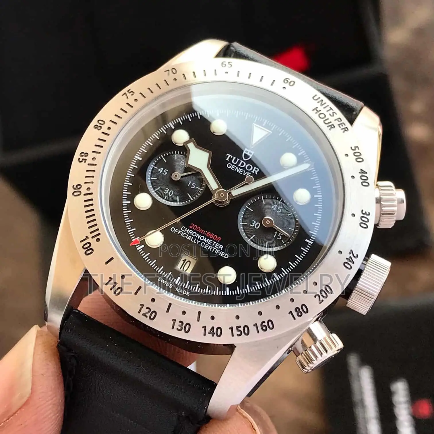 Tudor Black Bay Chrono Chronograph Black Dial Automatic Men’S Watch