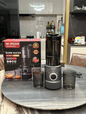 Big Mouth Slow Juicer 11cm Black Grey and Gold