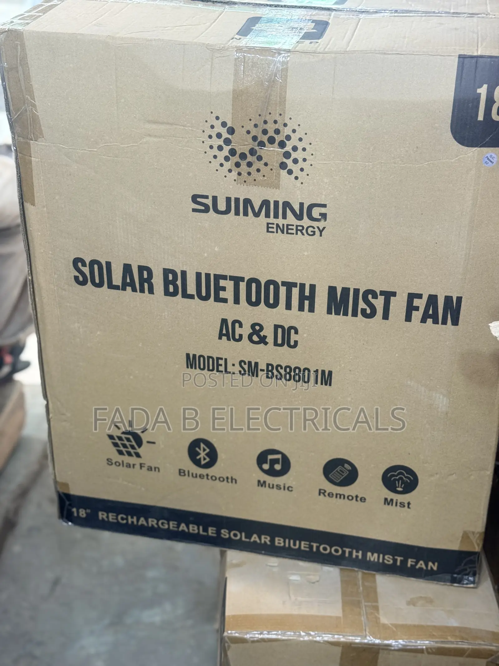 Rechargeable Stand Fan