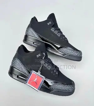 Black Nike Air Jordan Iii Sneakers