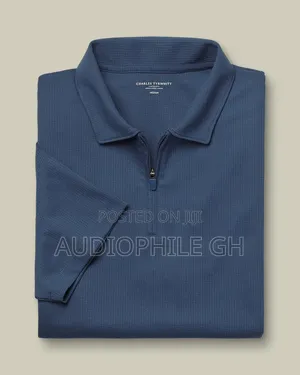 Charles Tyrwhitt Performance Textured Zip-Neck Polo Shirt