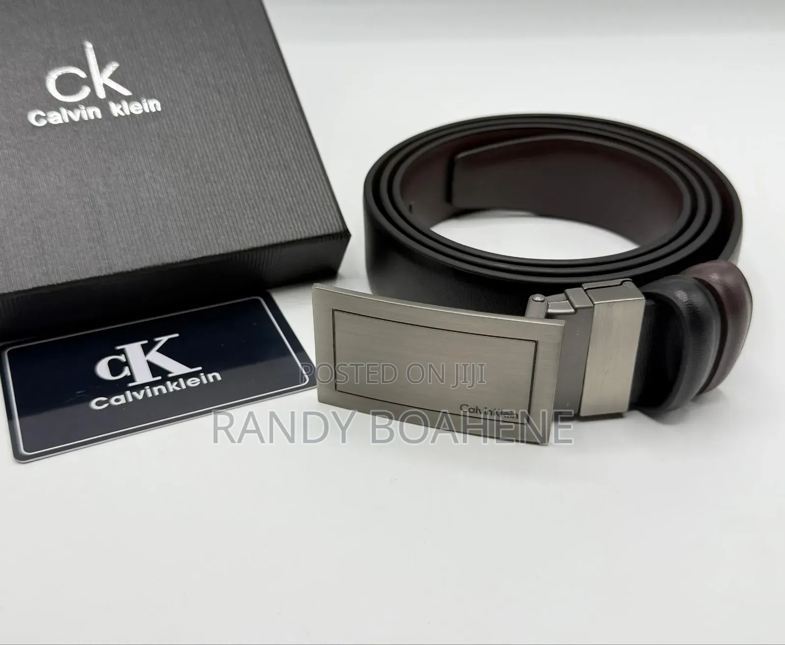 Ck Dualis Reversible Plaque Belt