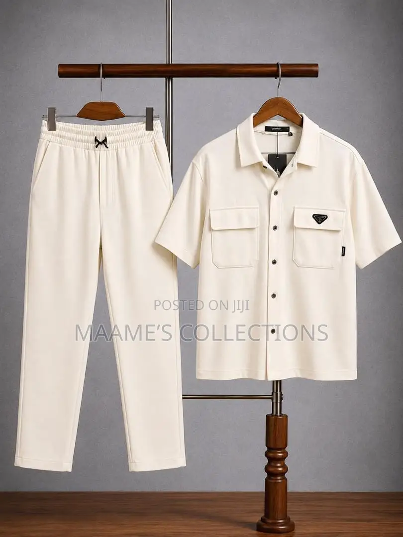Men's Fashion Top and Down Set