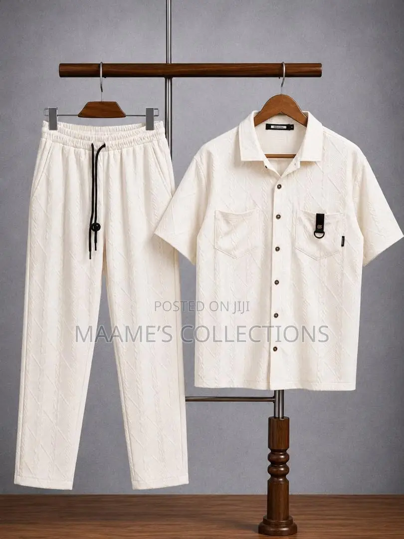 Men's Fashion Top and Down Set