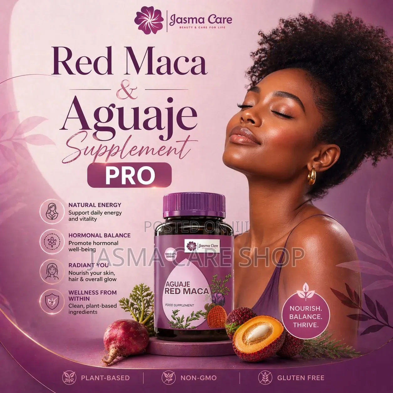 Red Maca and Aguaje Supplements