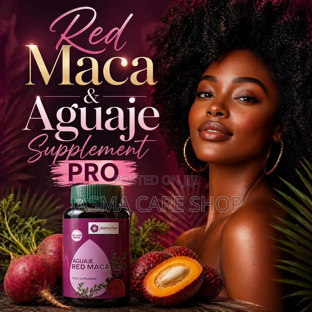 Red Maca and Aguaje Supplements
