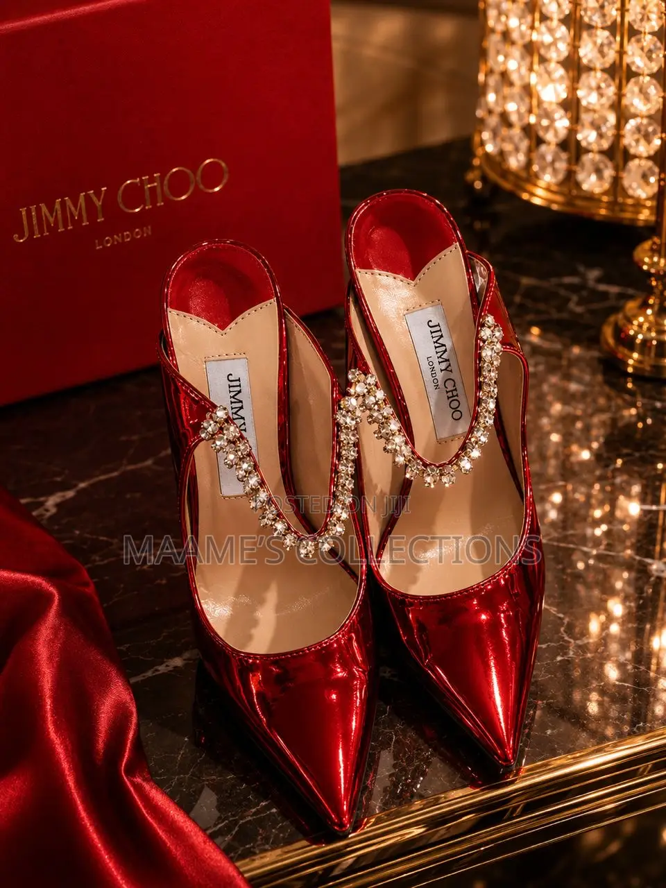 Jimmy Choo Bing 100 Mules Heels