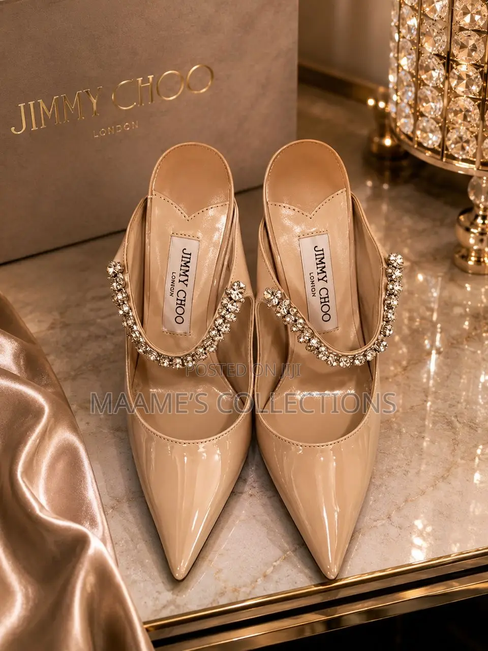 Jimmy Choo Bing 100 Mules Heels