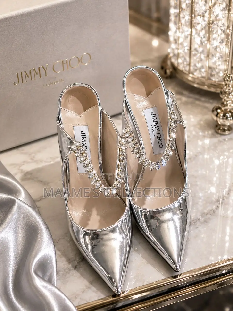 Jimmy Choo Bing 100 Mules Heels