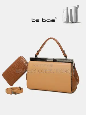 Quality Bs Bag Top-Handle Women’S Handbag With Purse and Long Strap