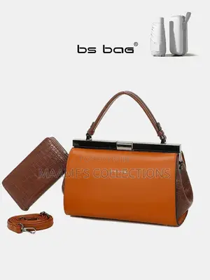 Quality Bs Bag Top-Handle Women’S Handbag With Purse and Long Strap
