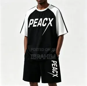 Elastic Sports Shorts and T-Shirts 2pces