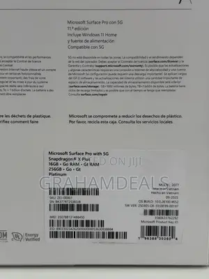 New Microsoft Surface Pro 11th Edition, a Copilot+ PC 16GB SSD 256GB