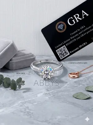 Adjustable 0.5ct Moissanite Diamond Promise Ring