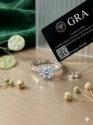 Adjustable 0.5ct Moissanite Diamond Promise Ring
