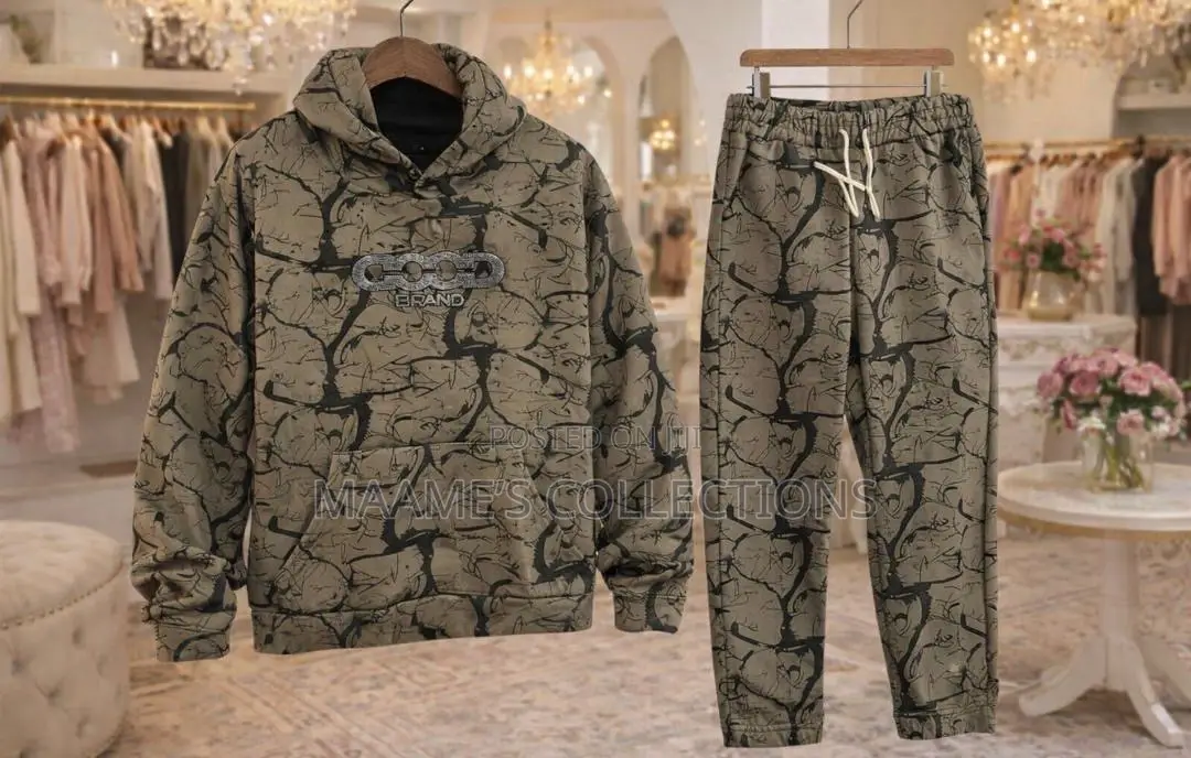 Custom Men's Hoodie Top and Down Set