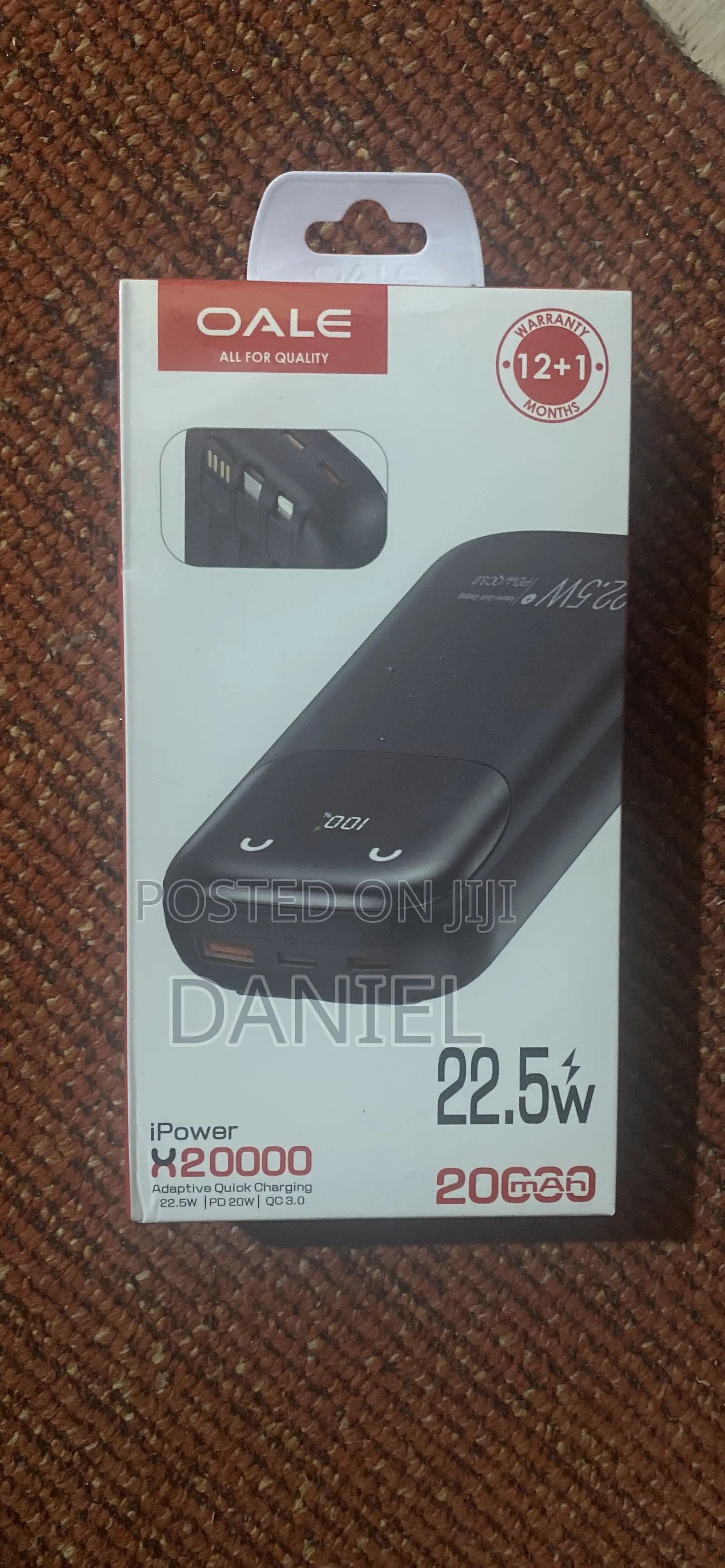 Oale Original Power Bank X20000mah