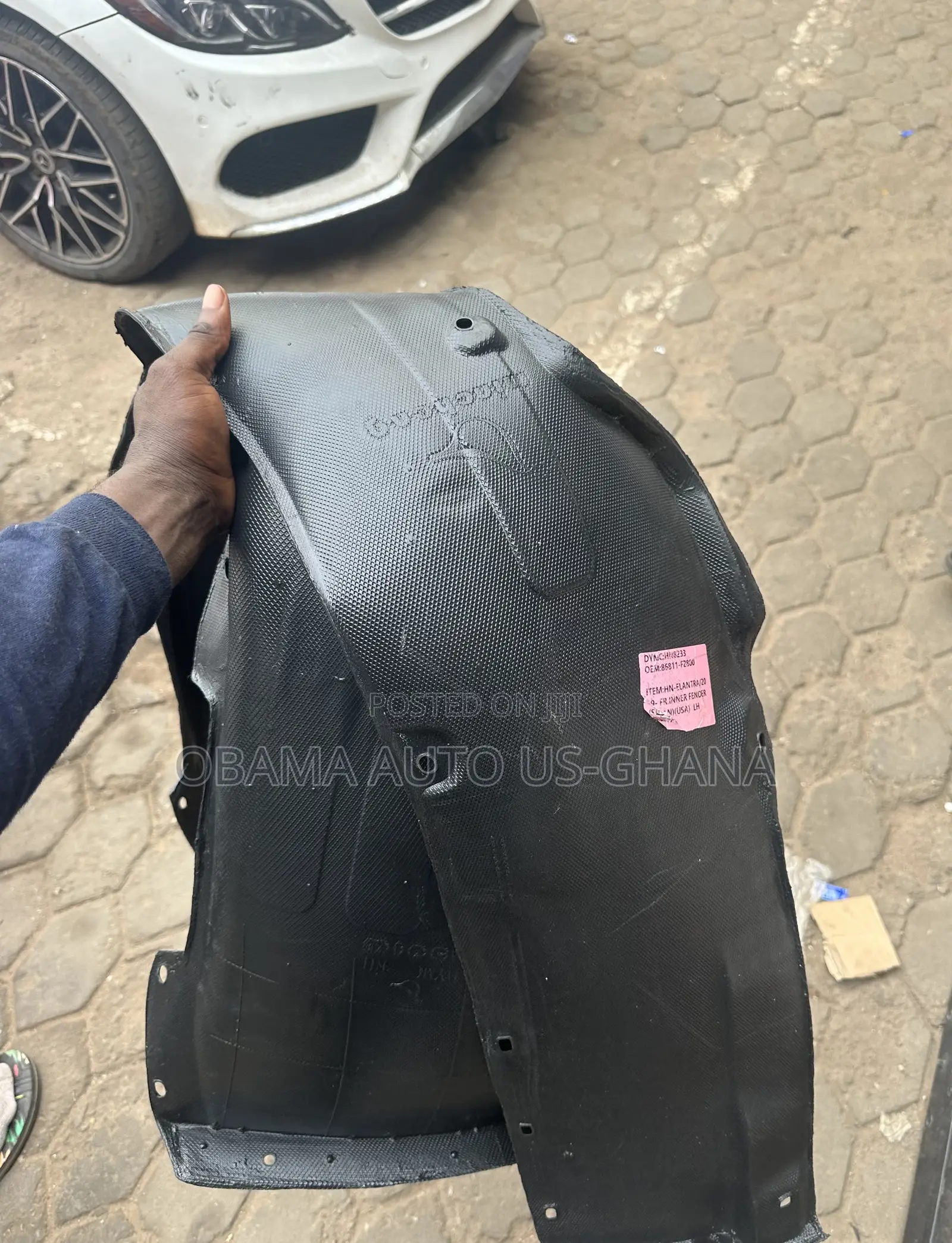 Original Elantra 2015 2016 2017 2018 Inside Tyre Liner Mudguard Rubber