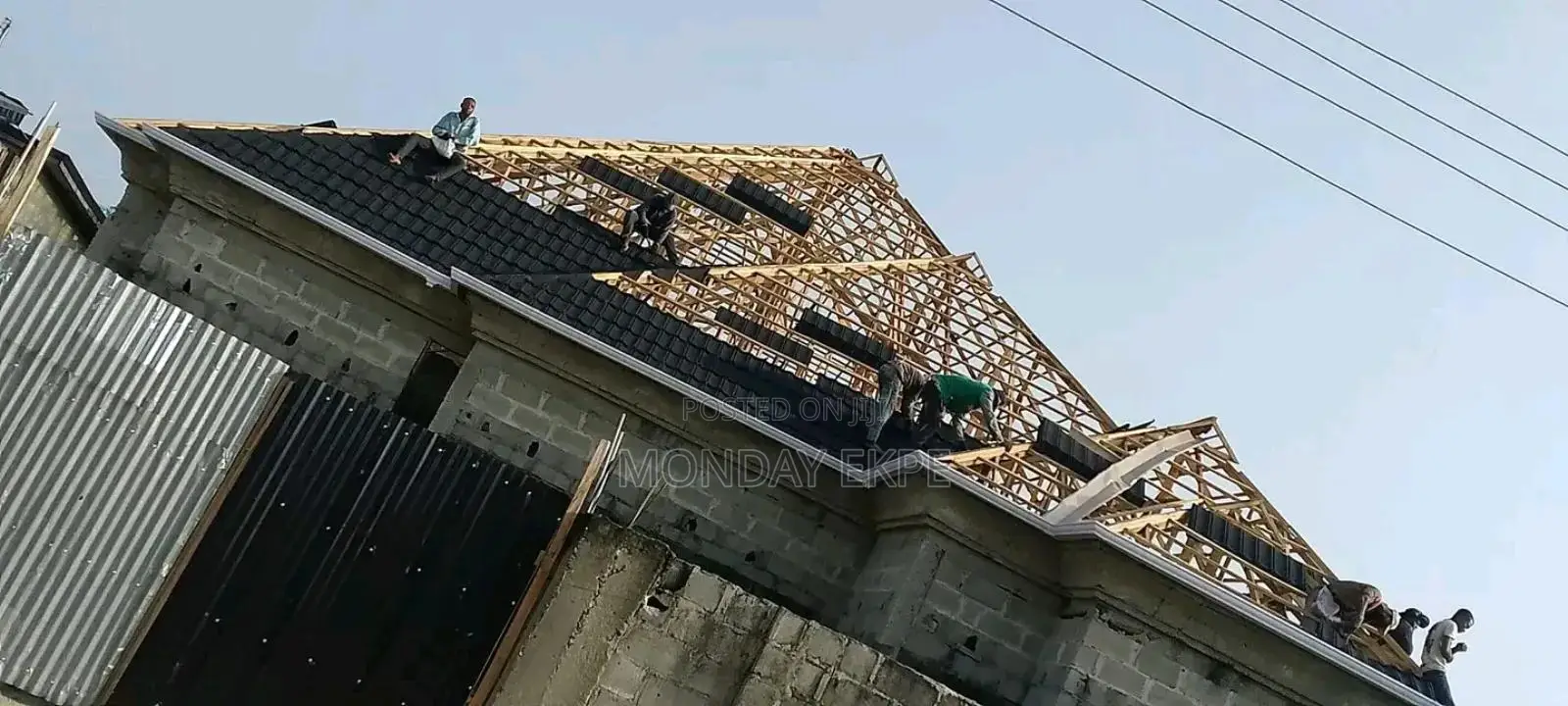 Euro Tiles and Rain Gutter Installation