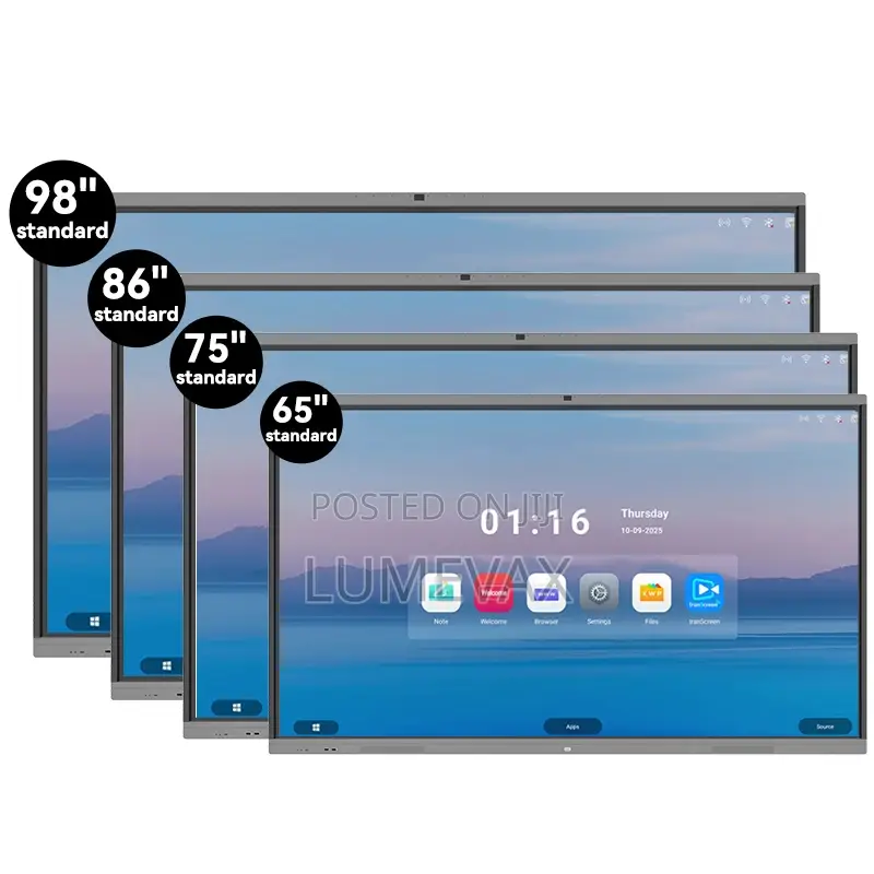 Lumevax Interactive Flat Panel Smartboard/4 Core/Andriod 14/65"