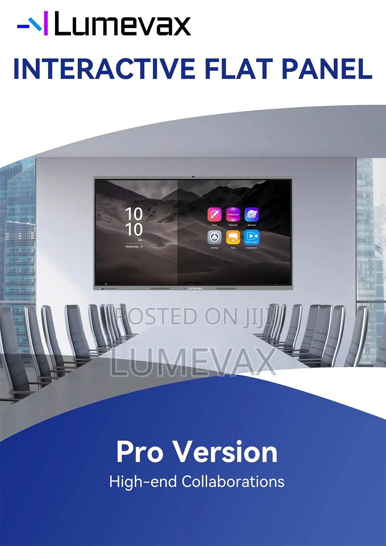 Lumevax Interactive Flat Panel Smartboard/8 Core/Andriod 16/65"