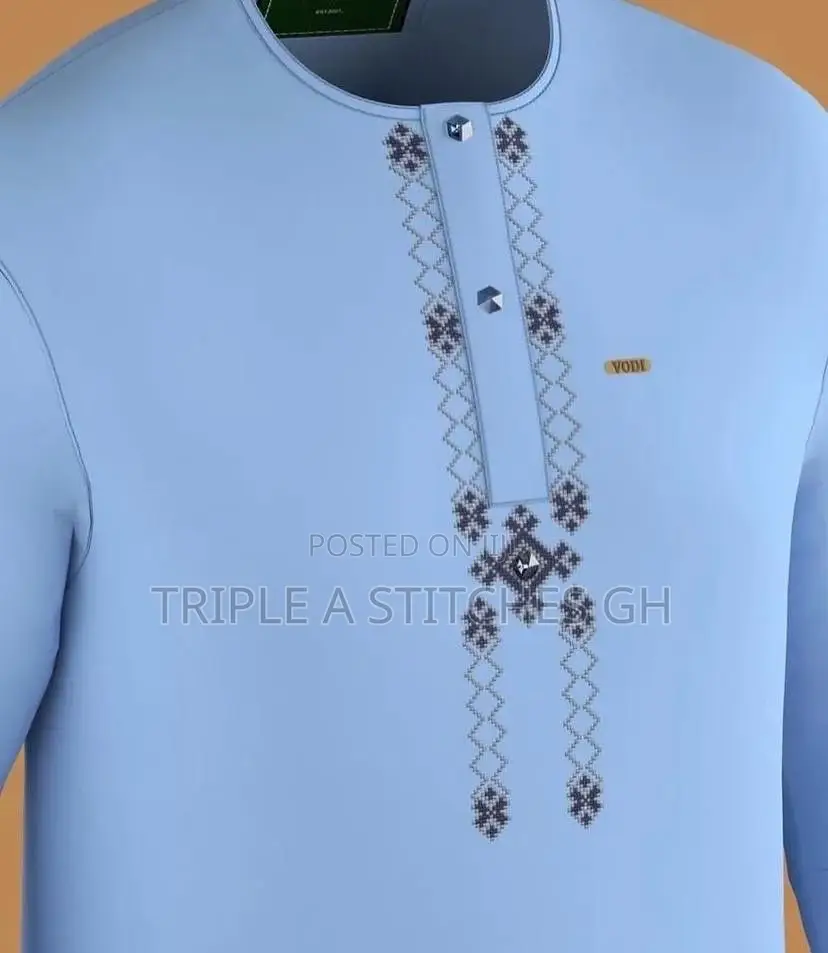 Kaftan With Digital Embroidery