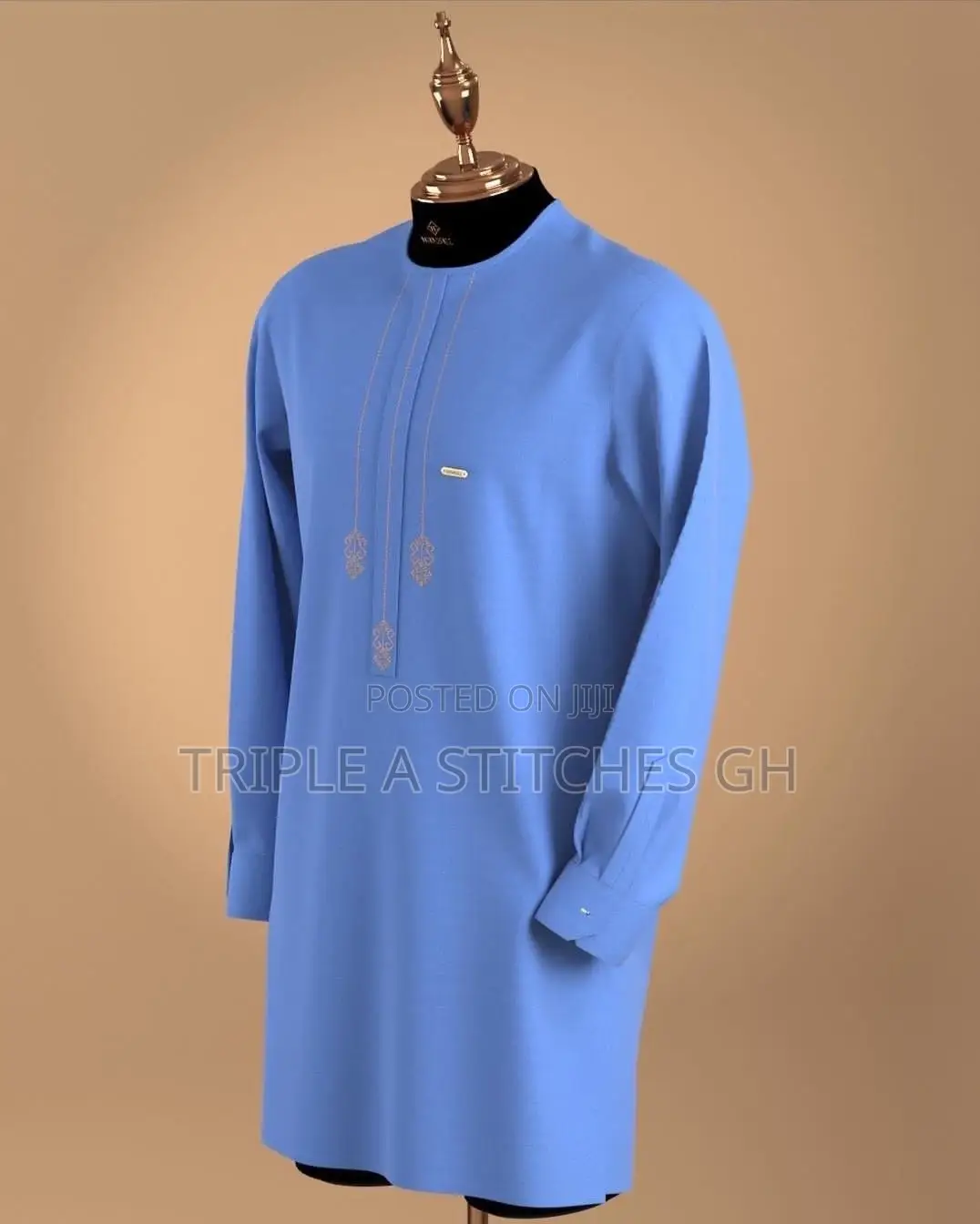Kaftan With Digital Embroidery