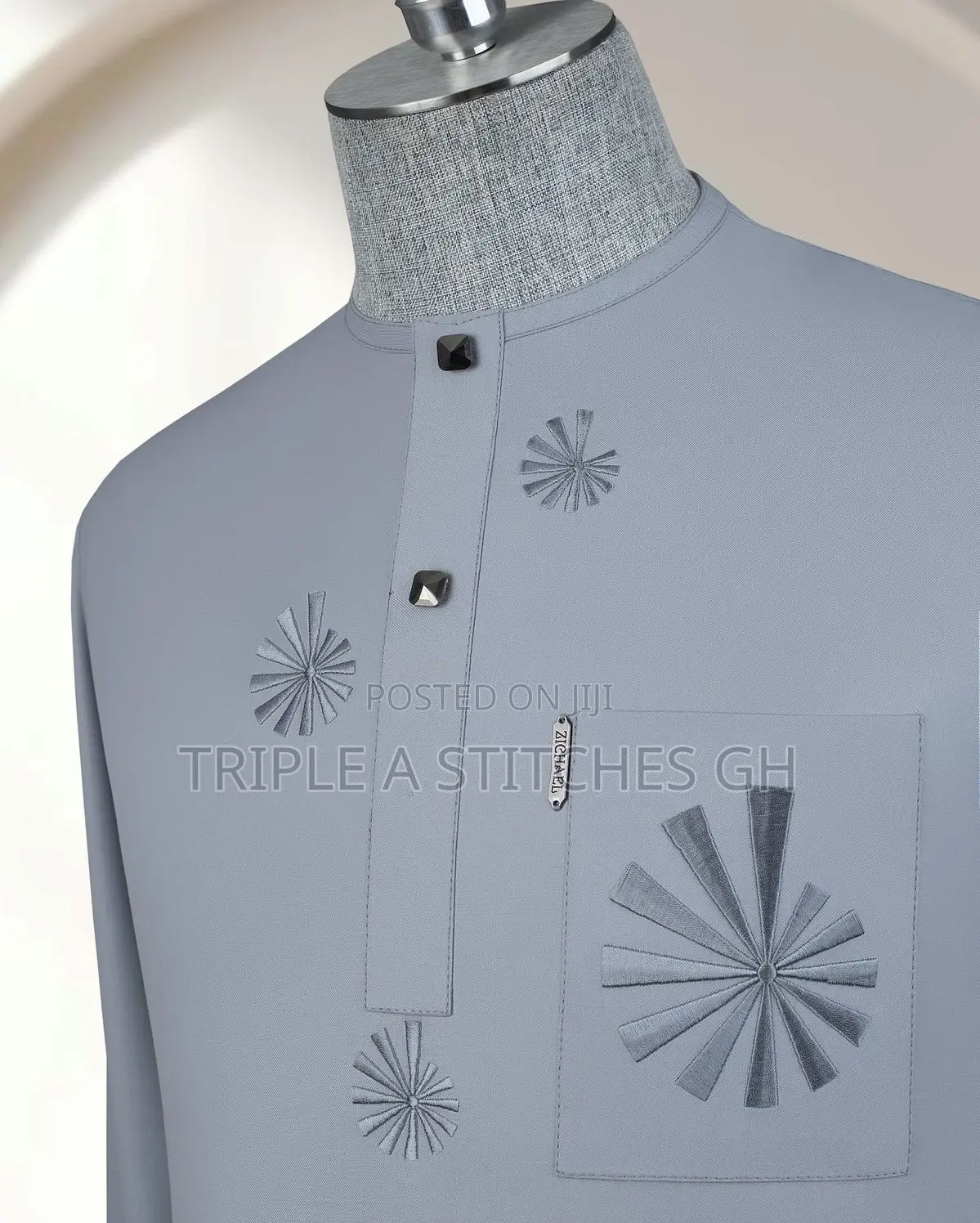 Kaftan With Digital Embroidery