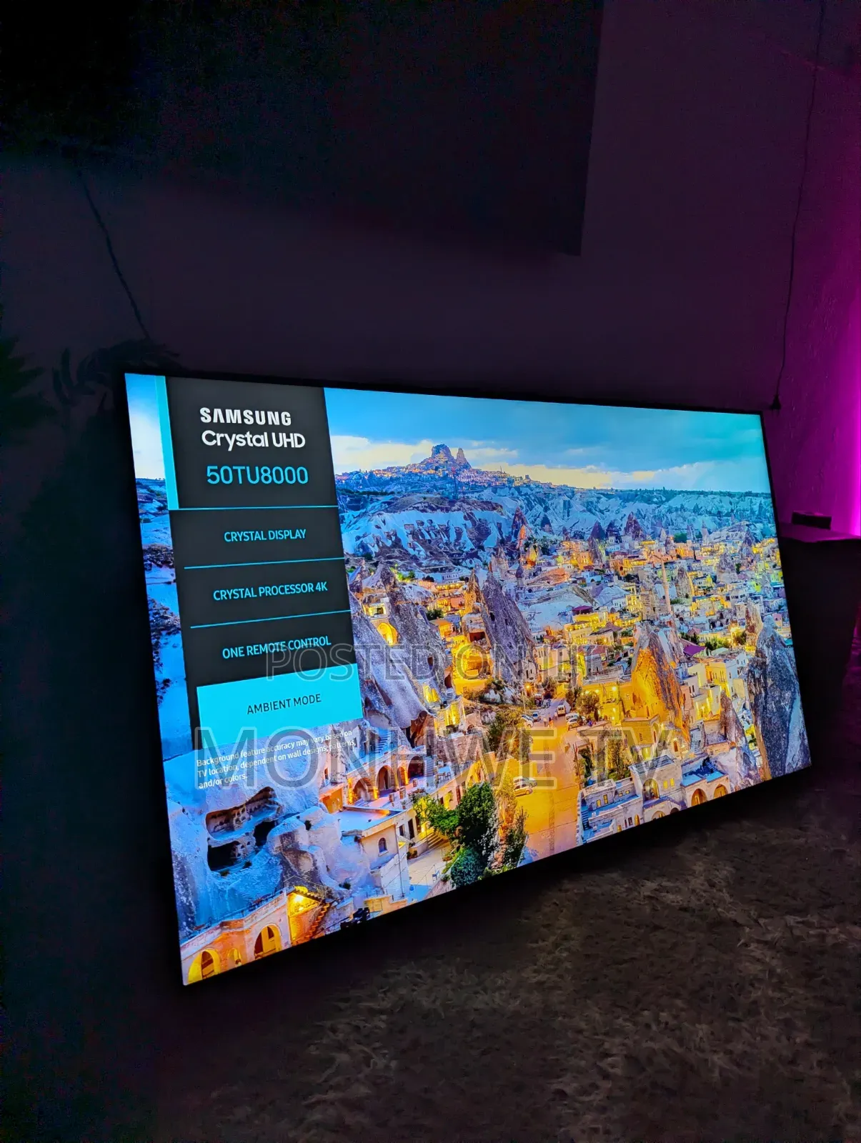 Samsung 50 Inchies Crystal Uhd Ultra Premium Display Tv Smart