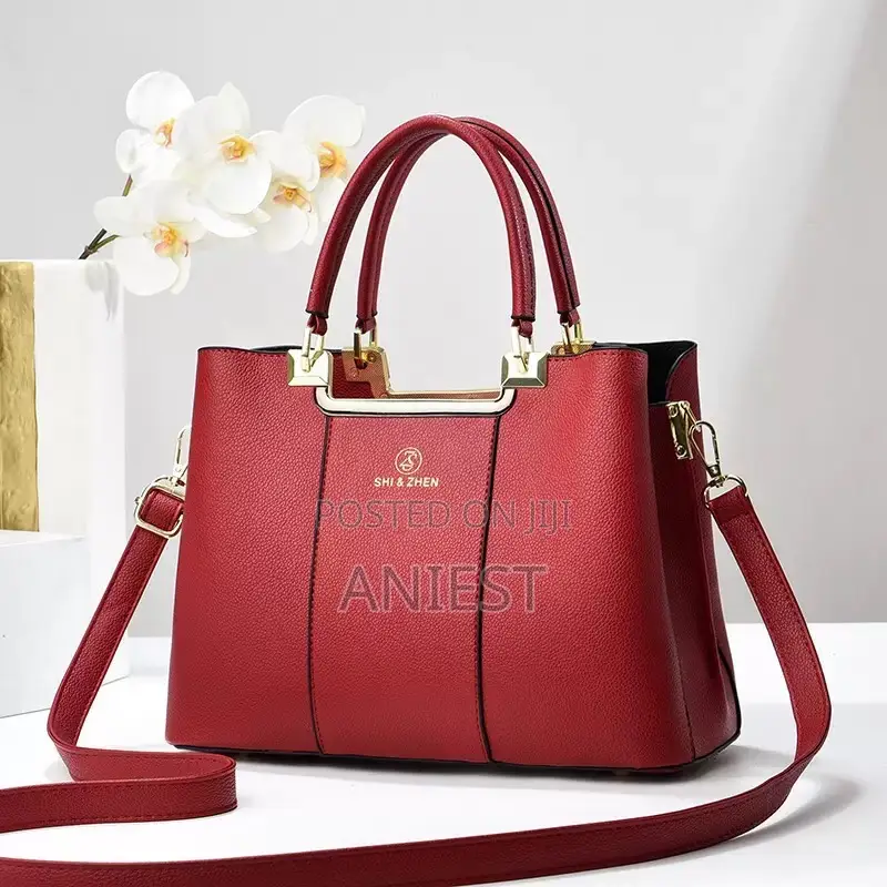 Wine Leather Bag