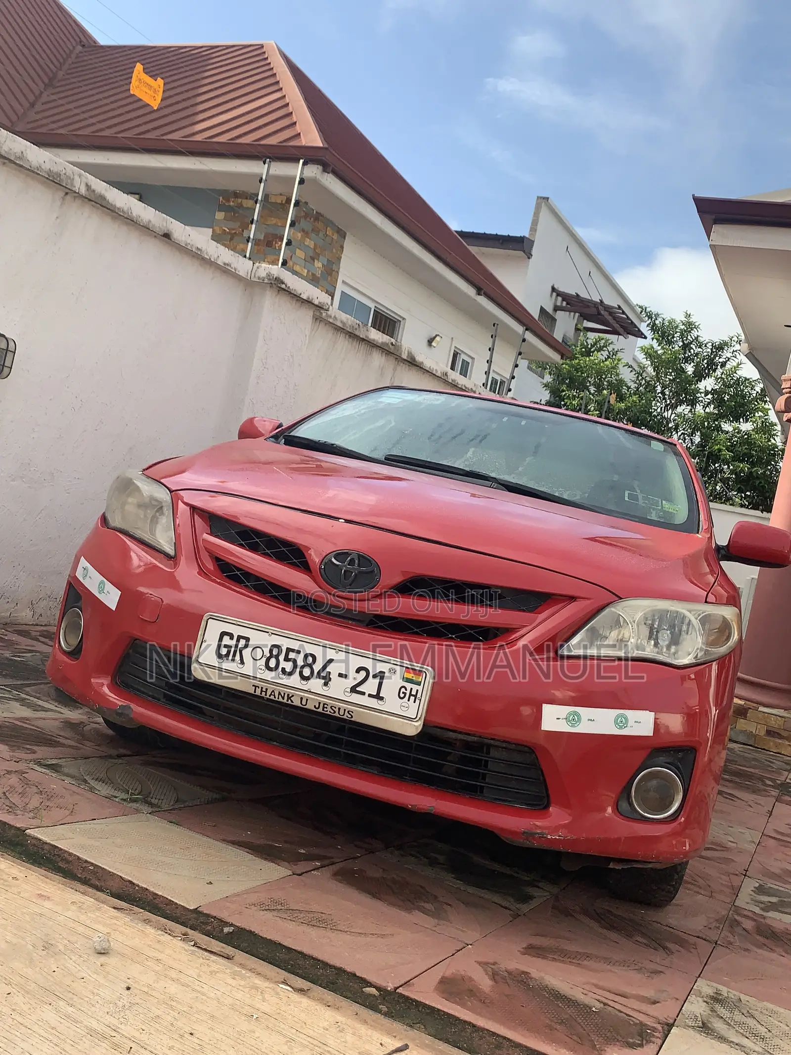 Toyota Corolla LE 4dr Sedan (1.8L 4cyl 4A) 2012 Red
