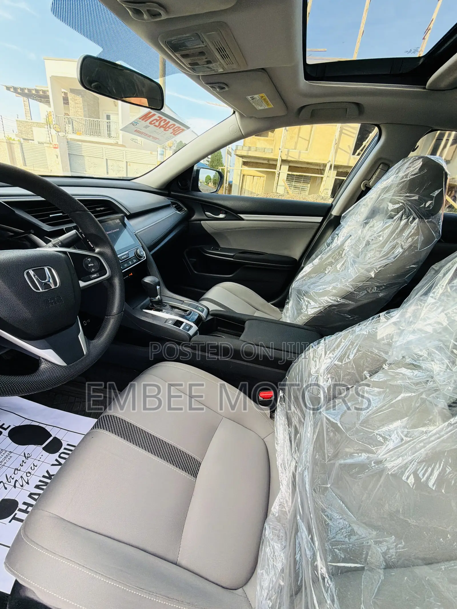 Honda Civic EX 4dr Sedan (1.5L 4cyl) 2016 Gray