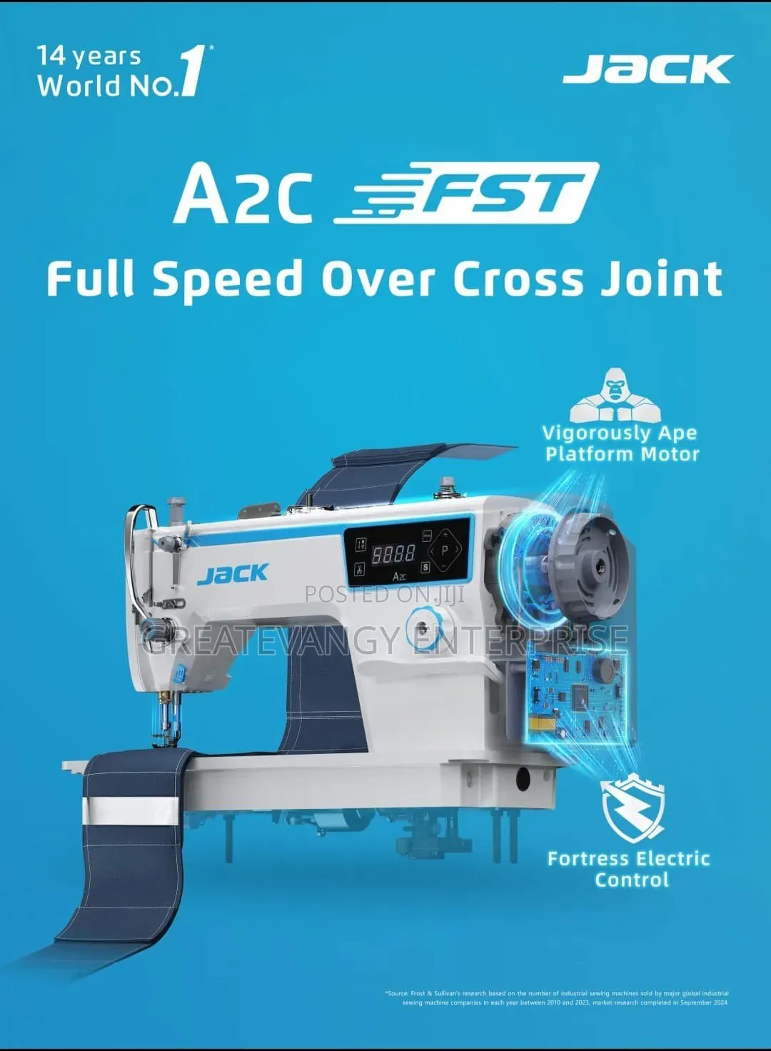 Brandnew Jack Digital Industrial Sewing Machine