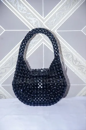 Black Bead Bag