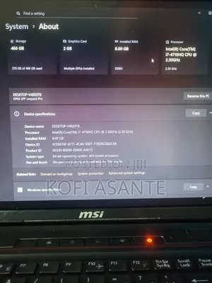 Laptop MSI GP60 2PE Leopard 8GB Intel Core i7 HDD+SSD 700GB