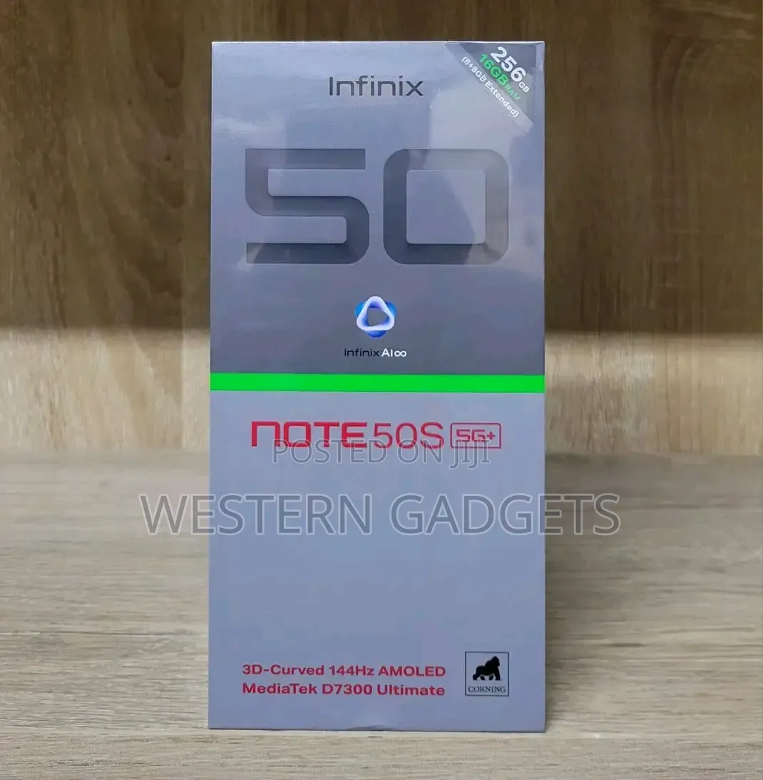 New Infinix Note 50s 256 GB Black